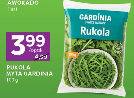 Rukola myta promocja w Stokrotka