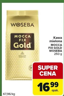 Kawa mielona Mocca Fix Gold promocja w Carrefour Express