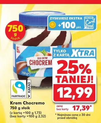 Krem Chocremo Duo Creme promocja w Kaufland