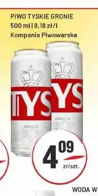 Piwo Tyskie Gronie promocja w Sedal