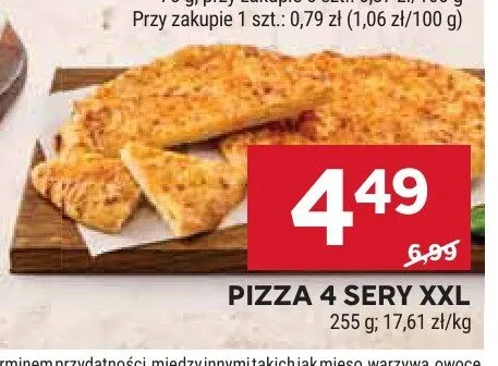Pizza 4 sery XXL promocja w Stokrotka