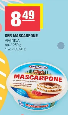 Ser mascarpone promocja w SPAR
