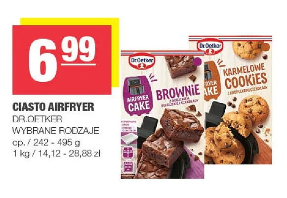 Ciasto Airfryer Dr. Oetker Brownie promocja w SPAR