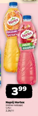 Napój Hortex różne rodzaje promocja w Netto