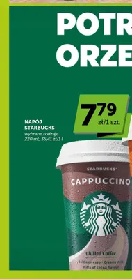 Napój Starbucks Cappuccino promocja w ABC