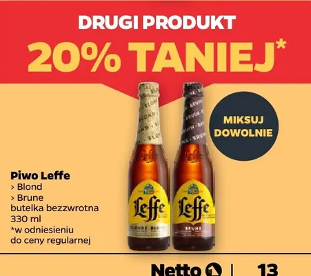 Piwo Leffe Blond promocja w Netto
