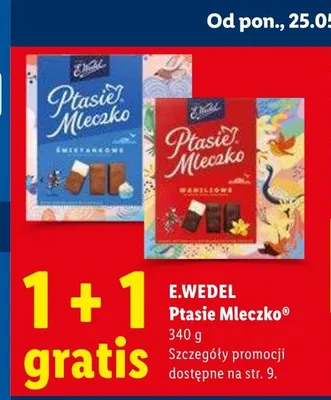 Ptasie Mleczko E.Wedel promocja w Lidl