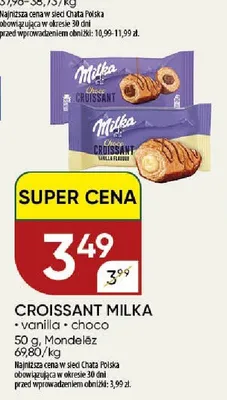 Croissant Milka vanilla promocja w Chata Polska