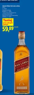 Whisky Red Label promocja w Lidl
