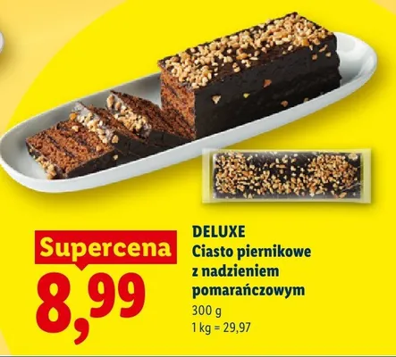 Ciasto piernikowe z nadzieniem pomarańczowym promocja w Lidl