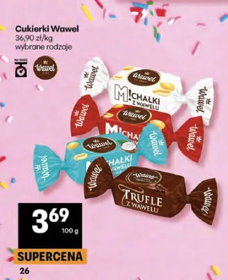 Cukierki Wawel promocja w Delikatesy Centrum