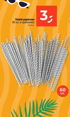 Słomki papierowe promocja w Dealz