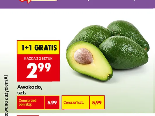 Awokado promocja w Biedronka