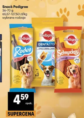 Snack Pedigree promocja w Delikatesy Centrum