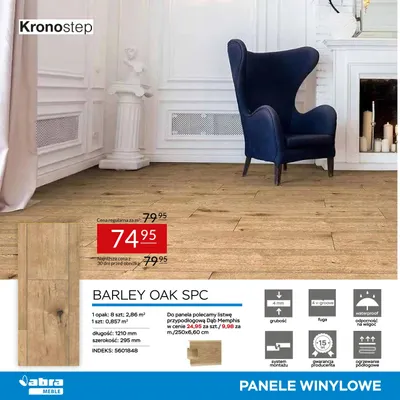 Panele winylowe Barley Oak Spc Kronostep promocja w Abra Meble