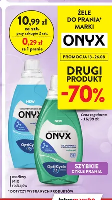 Żel do prania Onyx OptiCycle Universal promocja w Intermarche
