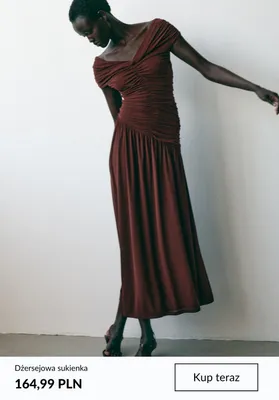 Dżersejowa sukienka promocja w H&M