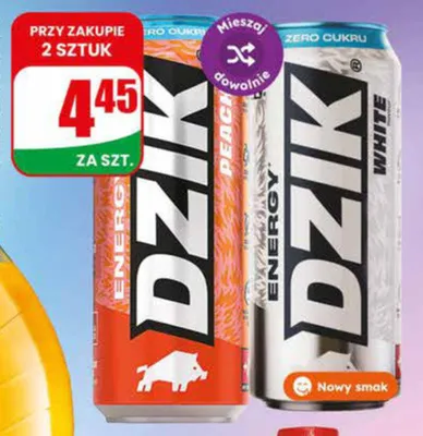 Napój energetyzujący WK Dzik promocja w Dino