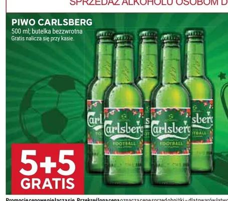 Piwo Carlsberg promocja w Stokrotka