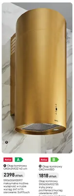 Okap kominowy Amica OKS4341OZ 40cm promocja w Castorama