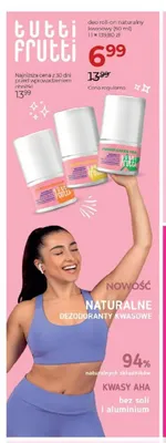 Dezodorant roll-on Tutti Frutti naturalny kwasowy promocja w Drogerie Jawa