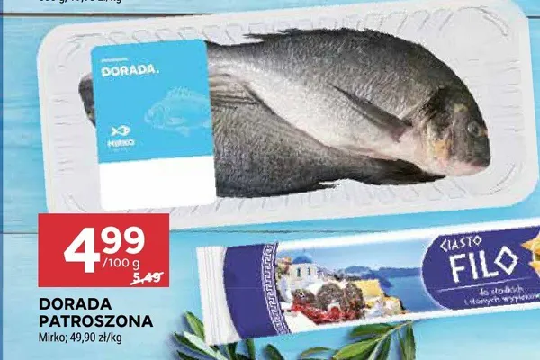 Dorada patroszona Mirko promocja w Stokrotka