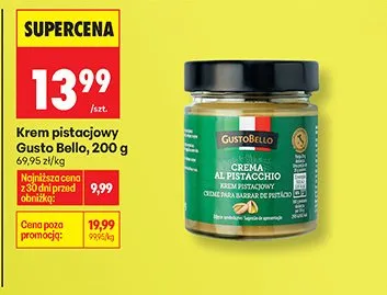 Krem pistacjowy Gusto Bello, 200g promocja w Biedronka