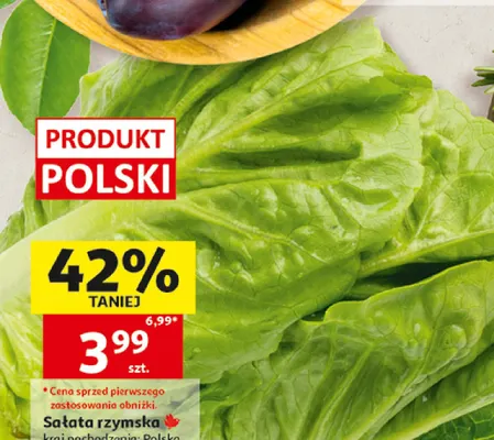 Sałata rzymska promocja w Auchan