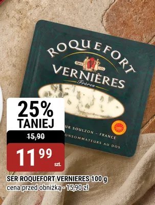 Ser roquefort Vernieres promocja w bi1