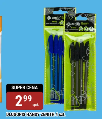 Długopis Zenith Handy 4-pak promocja w bi1
