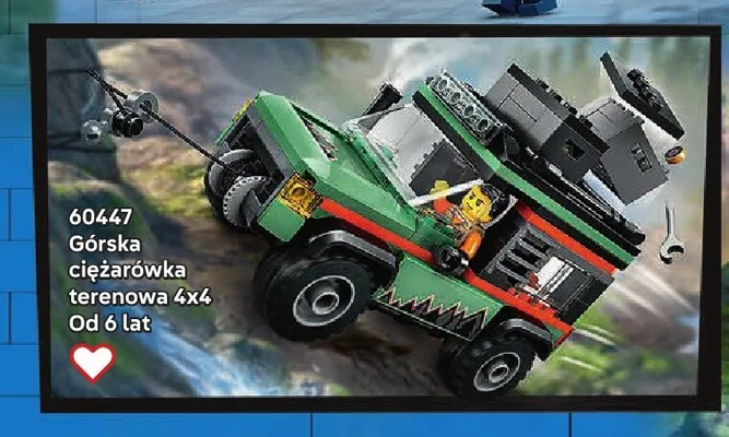 Klocki LEGO City 60447 Górska ciężarówka terenowa 4x4 promocja w LEGO