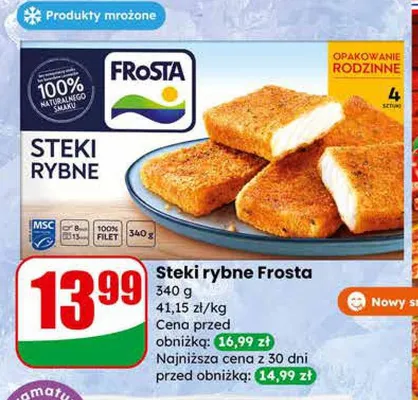 Steki rybne promocja w Dino