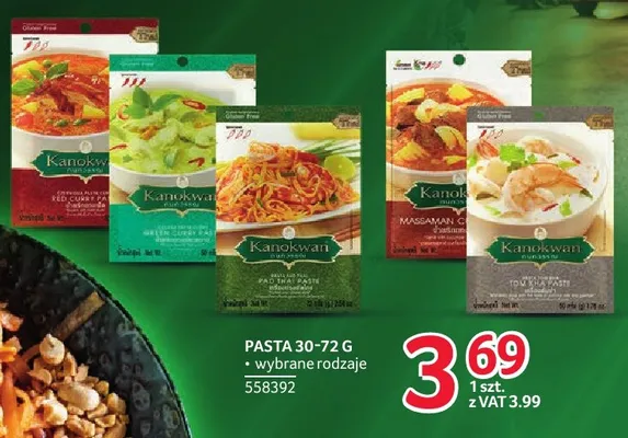 Pasta massaman curry Kanokwan promocja w Selgros