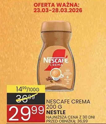 Kawa rozpuszczalna Crema promocja w Wafelek