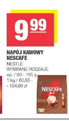 Kawa rozpuszczalna Napój kawowy Nescafe 3in1 promocja w SPAR