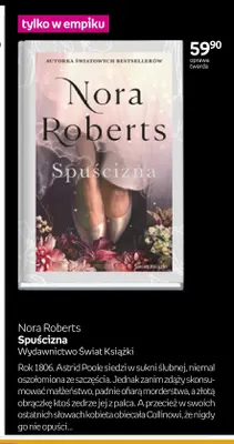 Książka Spuścizna Nora Roberts promocja w Empik