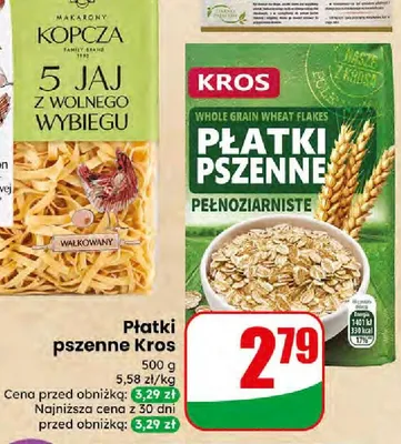 Płatki pszenne promocja w Dino