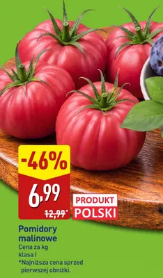 Pomidory malinowe promocja w Aldi