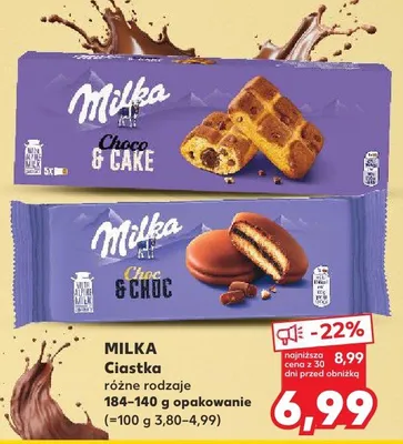 Ciastka różne rodzaje promocja w Kaufland