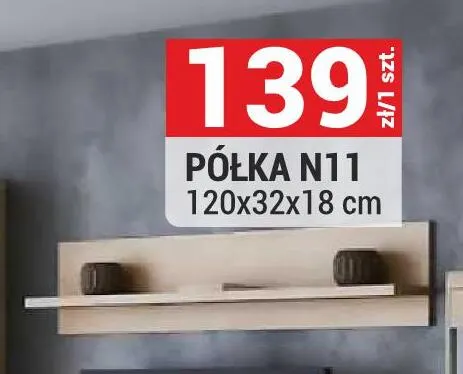 Półka N11 Natural promocja w Merkury Market