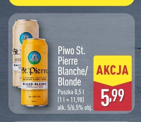 Piwo St. Pierre Blonde promocja w Aldi