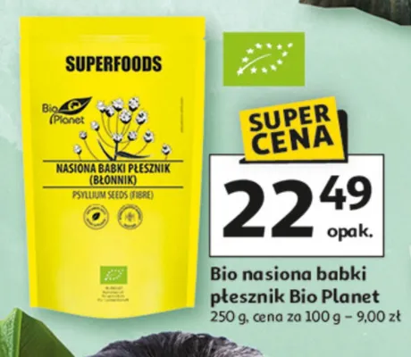 Bio nasiona babki płesznik promocja w Auchan