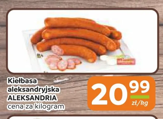 Kiełbasa aleksandryjska Aleksandria promocja w Społem Częstochowa