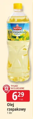 Olej rzepakowy promocja w Leclerc