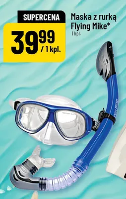 Maska z rurką Flying Mike promocja w POLOmarket