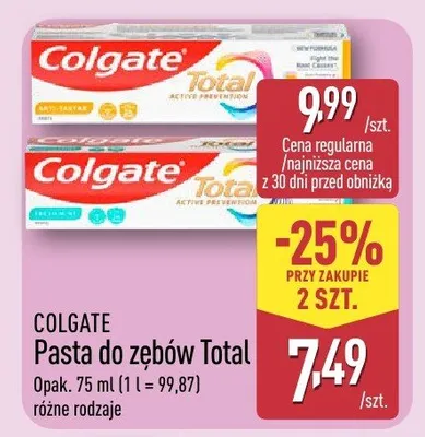 Pasta do zębów Parodontax classic promocja w Aldi