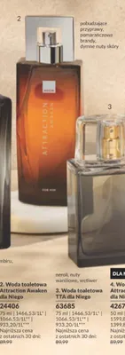 Woda toaletowa TTA dla Niego promocja w AVON