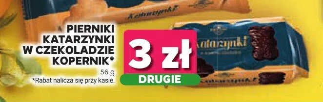 Pierniki Katarzynki w czekoladzie Kopernik promocja w Stokrotka