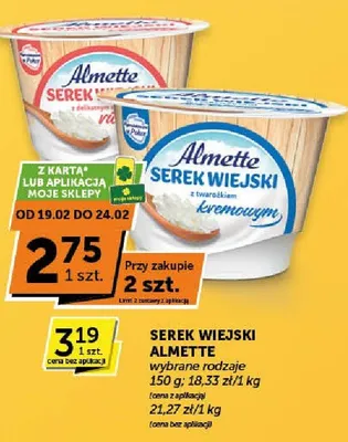 Serek wiejski kremowy promocja w ABC