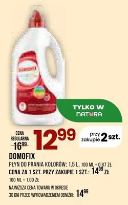 Płyn do prania kolorów promocja w Drogerie Natura